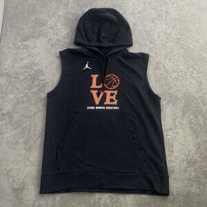 Air Jordan Hoodie Mens Medium Citrus College Womens Basketball Sleeveless JUCO
